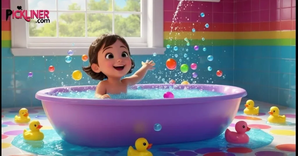 Bathtub Pickup Lines for Kids