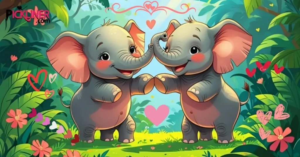 Romantic Elephant Pickup Lines