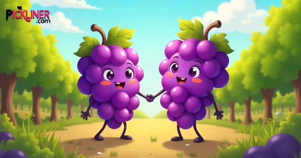 Romantic Grape Pickup Lines