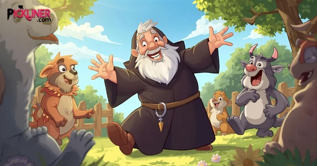 Cute Friar Pickup Lines Kids