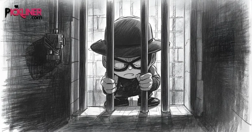 Cute Criminal Pickup Lines
