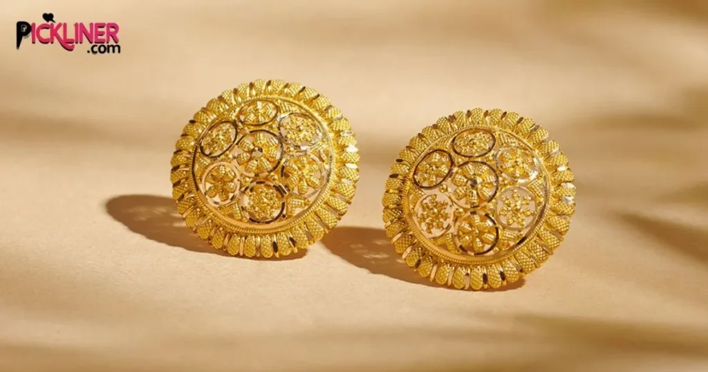 Gold earring pickup lines