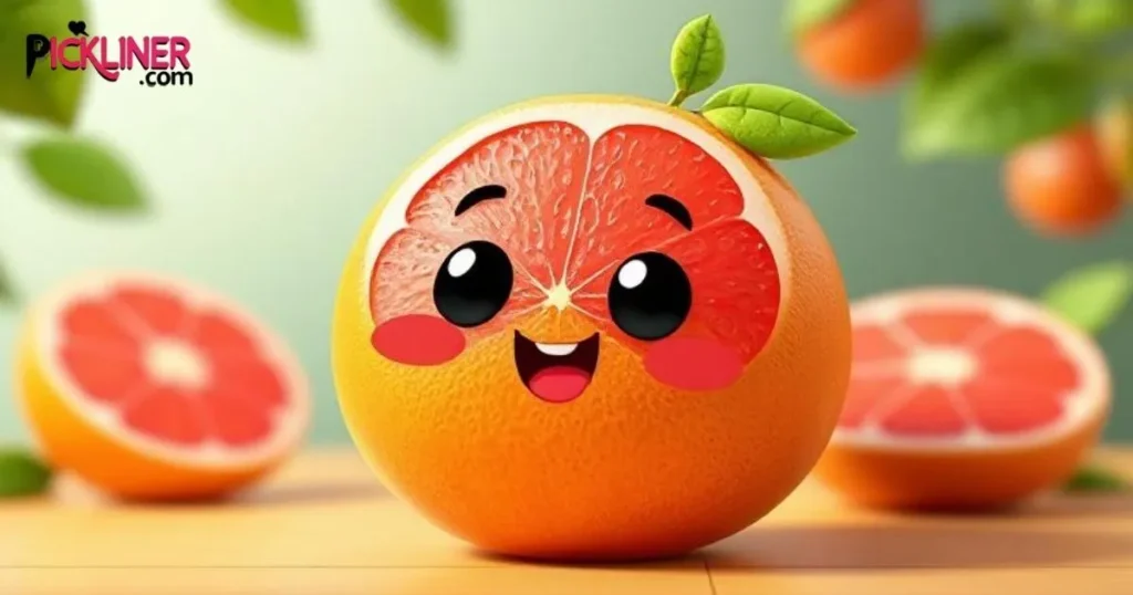 Grapefruit pickup lines for him