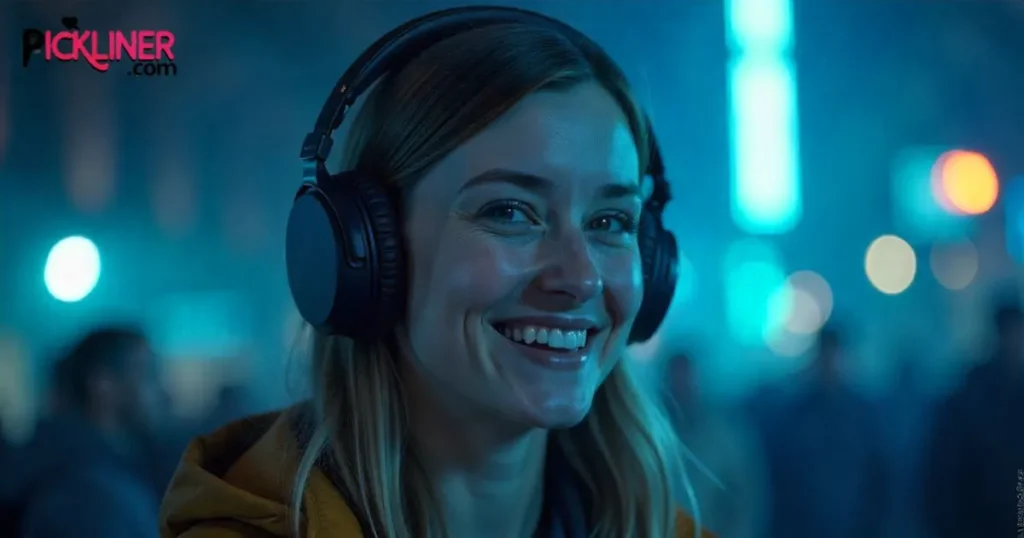 Headphone pickup lines for her