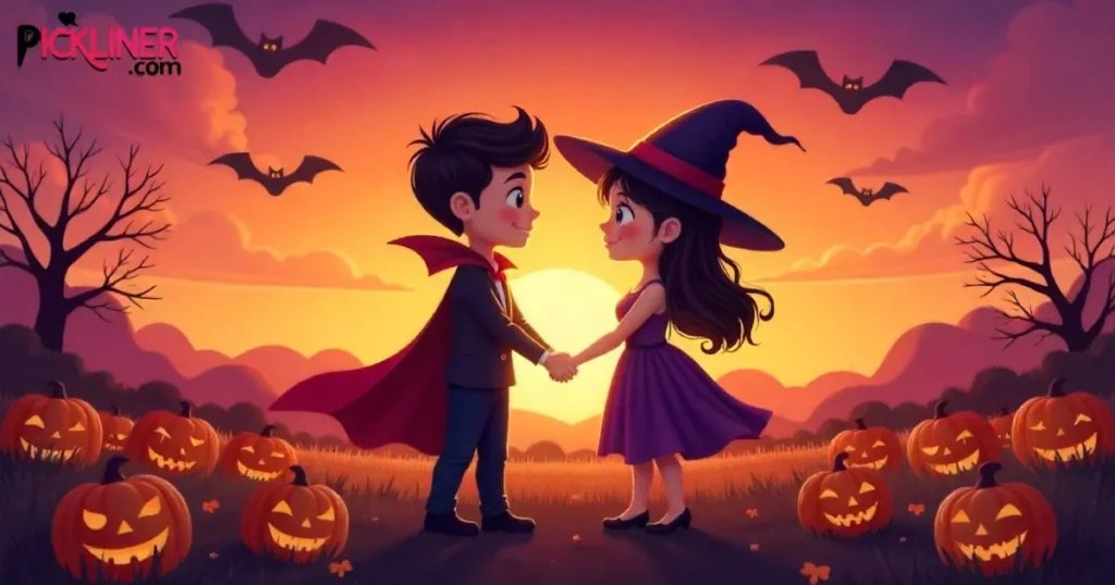 Romantic Halloween Pickup Lines