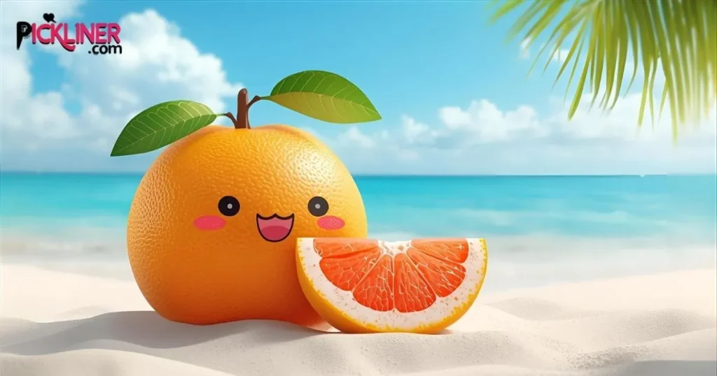 Summer Grapefruit Pickup Lines