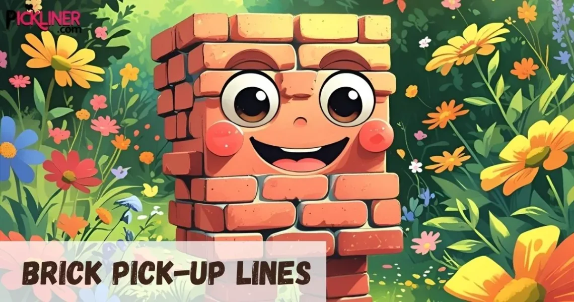 Brick Pick Up Line