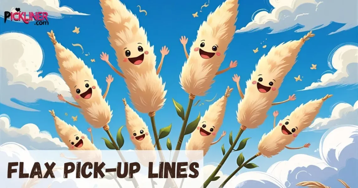 Flax Pickup Lines