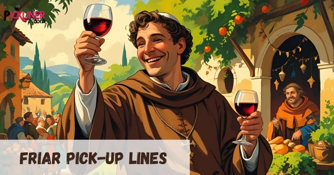Friar Pickup Lines