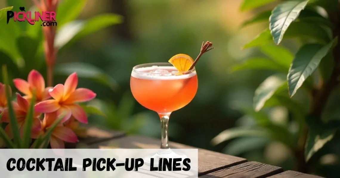 Cocktail Pick up Line