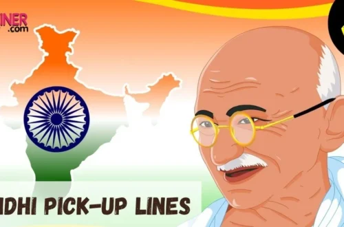 Gandhi Pickup Line