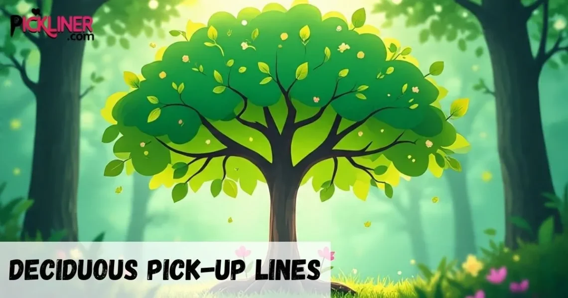 Deciduous Pick Up Lines