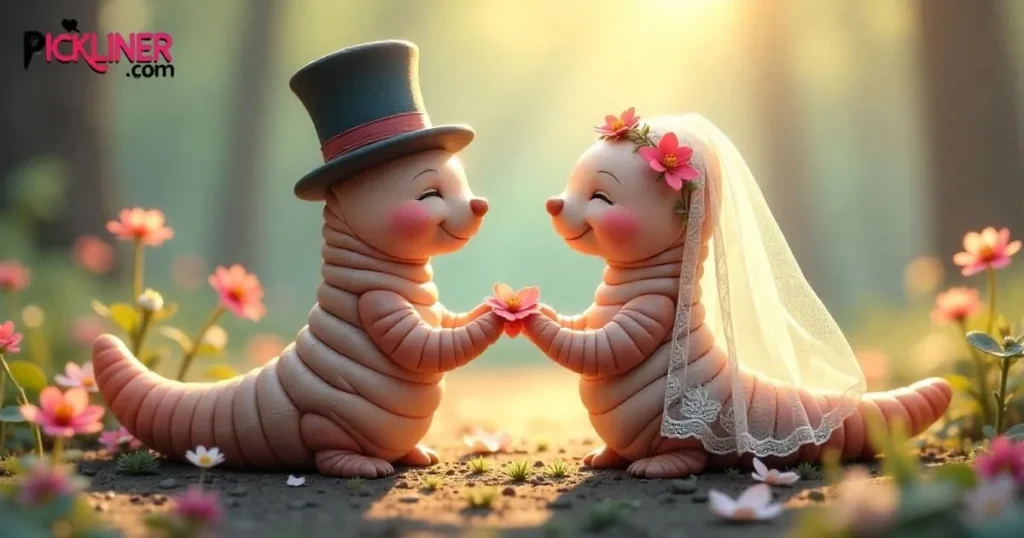 Romantic Earthworm Pickup-lines