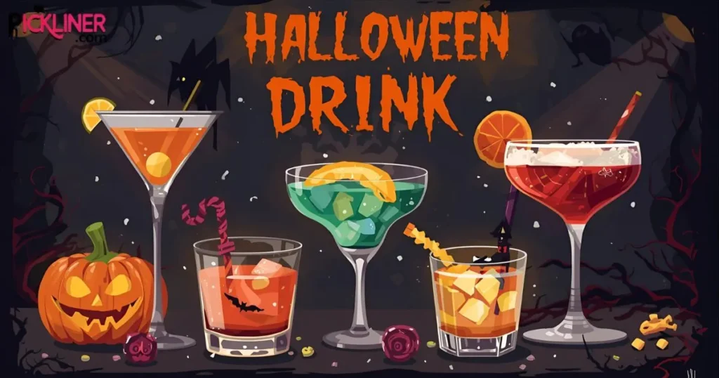 Clever Halloween Drink Pickup Lines