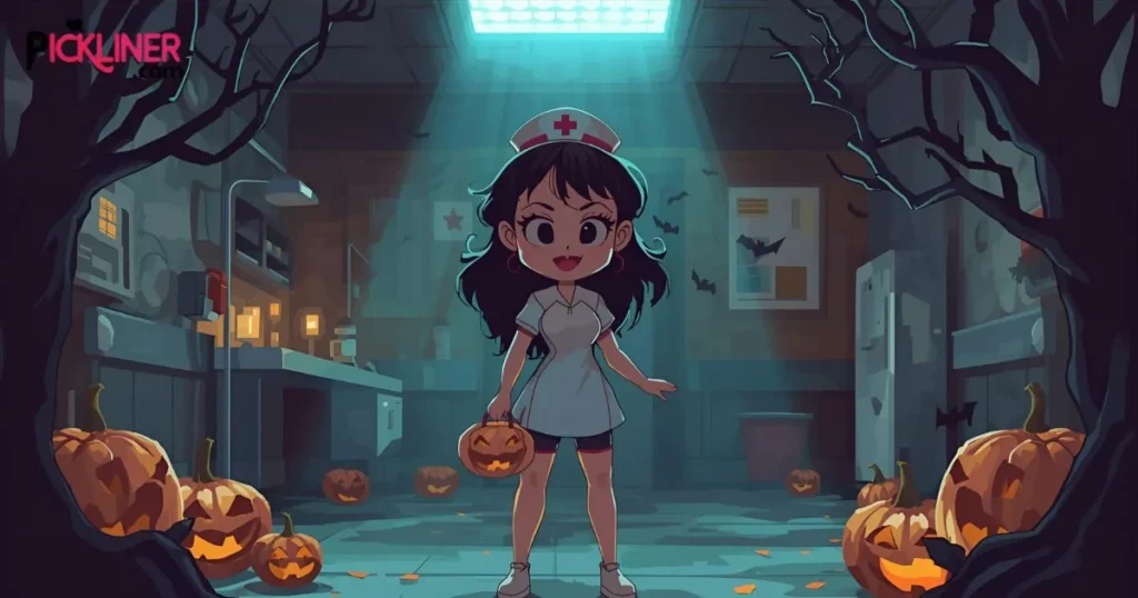 Dirty Halloween Nurse Pick-Up Lines