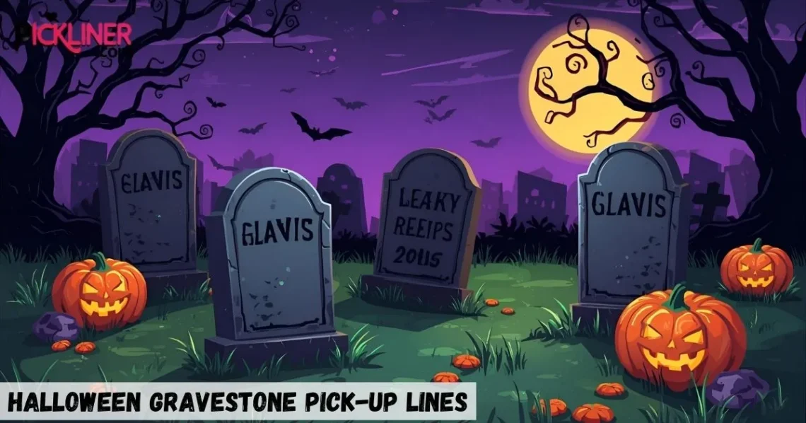 Halloween Gravestone Pick-Up Lines