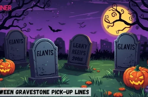 Halloween Gravestone Pick-Up Lines