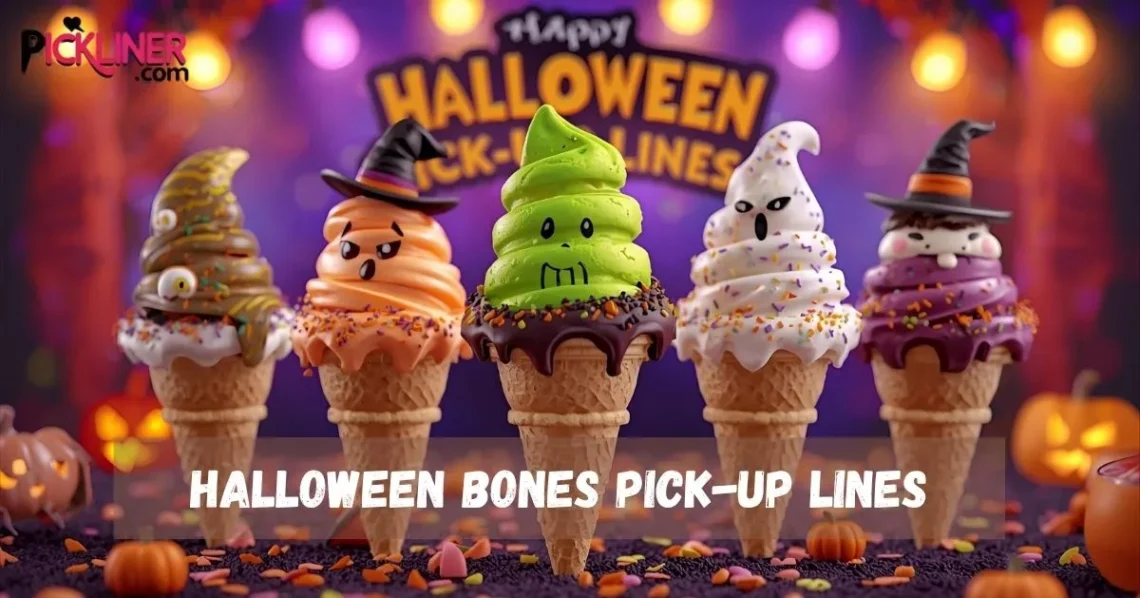 Halloween Ice Cream Pick-Up Lines