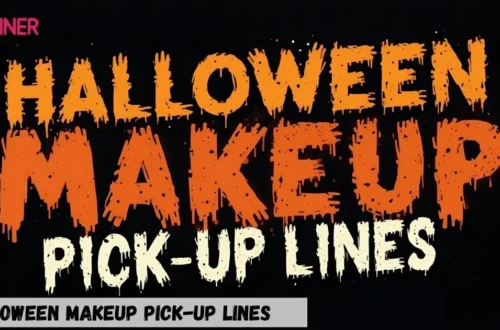 Halloween Makeup Pick-Up Lines
