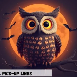 Halloween Owl Pick-Up Lines