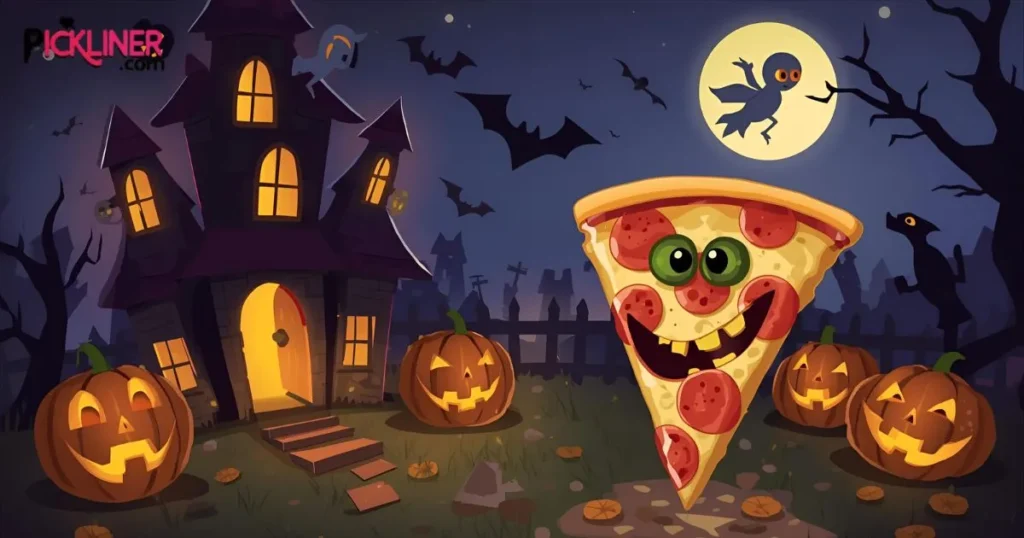 Halloween Pizza Pick-Up Lines for Kids