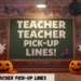 Halloween Teacher Pick-Up Lines