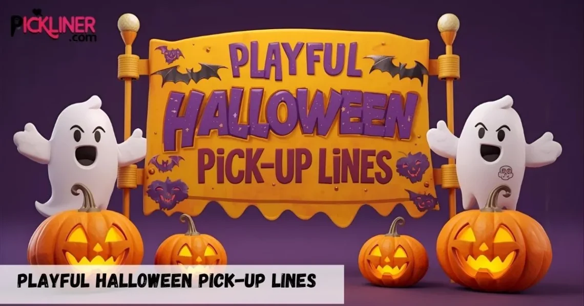 Playful Halloween Pick-Up Lines